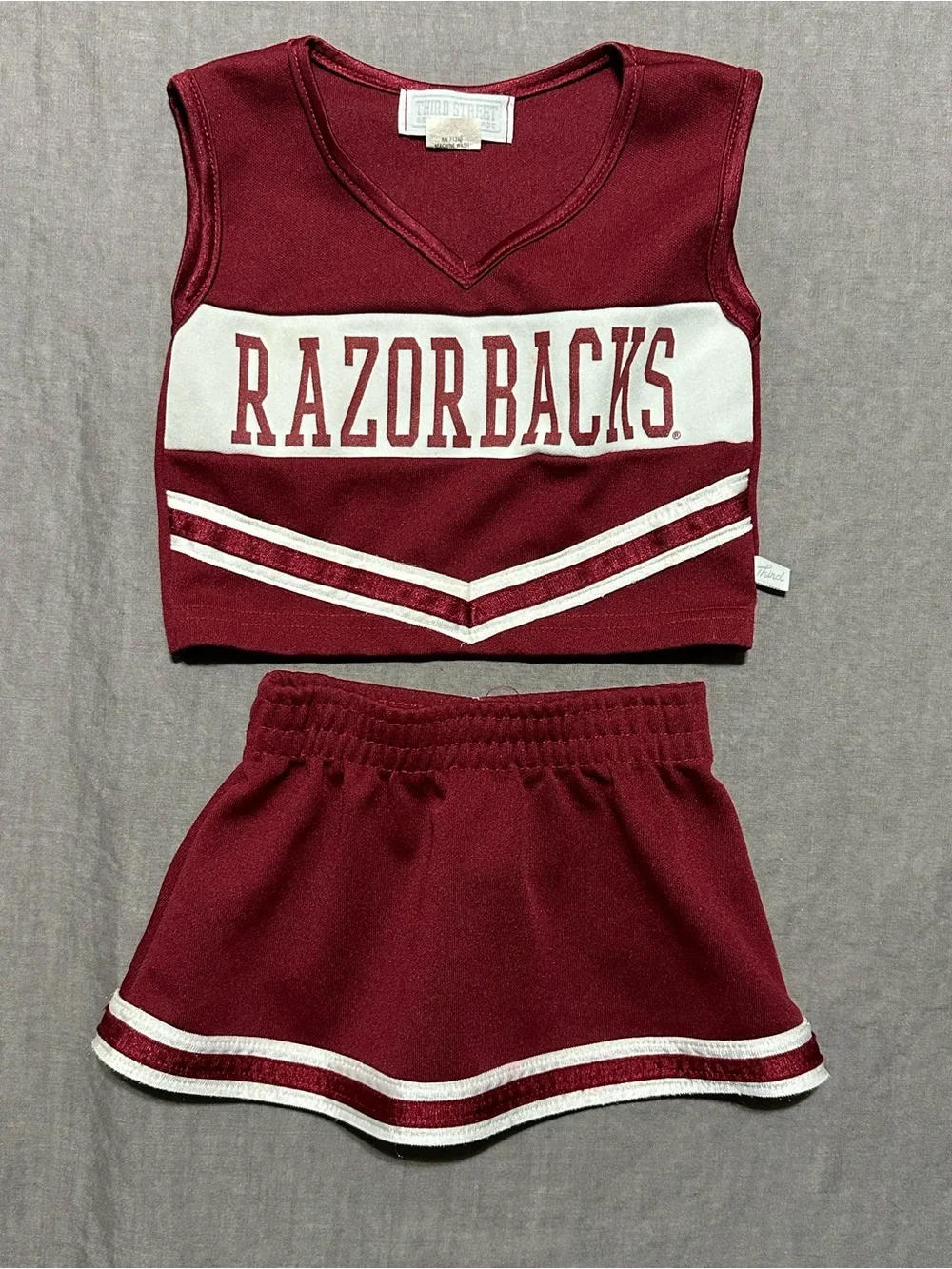 Arkansas Razorbacks Girls' Cheerleader Uniform Set